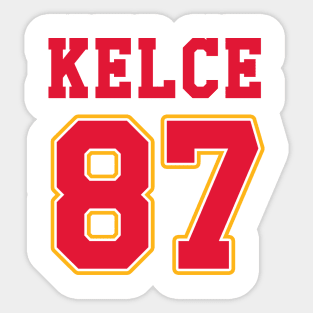 Kelce 87 Sticker